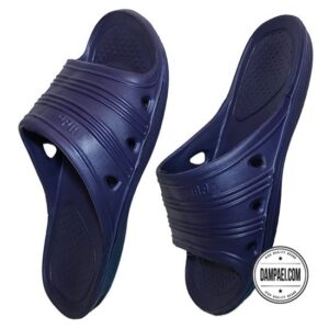 عمده دمپایی بیمارستانی مردانه مدل ساسان - سرمه ای - سایز 40 تا 45 - کد 500