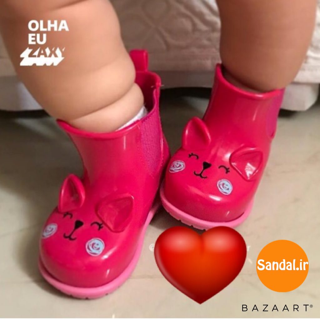 IMG 0111 عمده - بوت نورادی زاکسی مدل 17377 - صورتی - سایز 19 تا 26