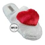 عمده - دمپایی پولیشی زنانه مدل قلبی - الوان - سایز 37-40 - کد 2003