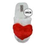 عمده - دمپایی پولیشی زنانه مدل قلبی - الوان - سایز 37-40 - کد 2003