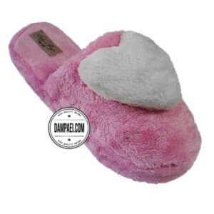 عمده - دمپایی پولیشی زنانه مدل قلبی - الوان - سایز 37-40 - کد 2003