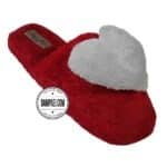 عمده - دمپایی پولیشی زنانه مدل قلبی - الوان - سایز 37-40 - کد 2003