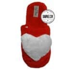 عمده - دمپایی پولیشی زنانه مدل قلبی - الوان - سایز 37-40 - کد 2003