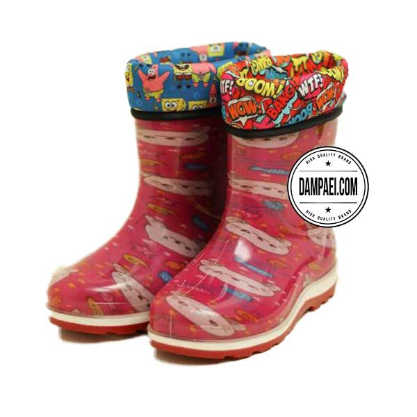 عمده - چکمه بچگانه فانتزی خزدار - دخترانه پسرانه - الوان - سایز 25-30 کد 1138B