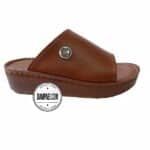 دمپایی عربی - عمده - مدل الطواش - قهوه ای - سایز 40 تا 46 - کد 1405