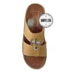 دمپایی عربی - عمده - مدل بحرینی - عسلی - سایز 40 تا 46 - کد 1409