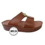 دمپایی عربی - عمده - مدل بحرینی - قهوه ای - سایز 40 تا 46 - کد 1409