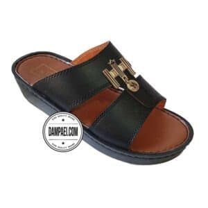 دمپایی عربی - عمده - مدل بحرینی - مشکی - سایز 40 تا 46 - کد 1409