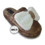 عمده - دمپایی پولیشی زنانه مدل پاپیونی - الوان - سایز 37-41 - کد 2101