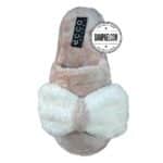 عمده - دمپایی پولیشی زنانه مدل پاپیونی - الوان - سایز 37-41 - کد 2101