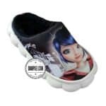 دمپایی پولیشی بچگانه - عمده - مدل دختر کفش دوزکی - الوان - سایز 22-29 - کد 2205