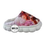 دمپایی پولیشی بچگانه - عمده - مدل دختر کفش دوزکی - الوان - سایز 22-29 - کد 2205