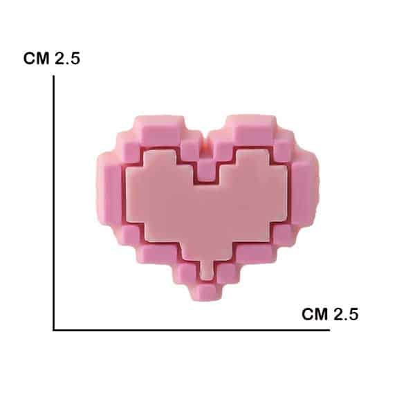 عمده - جیبیتز مدل قلبی - سایز 2.5 * 2.5 - کد 8887